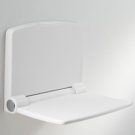 Luca Varess Comfort douchestoel wit 38x32cm