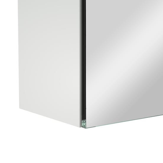 Storke Reflecta Spiegelschrank Bad: 85 x 75 cm, Weiß matt