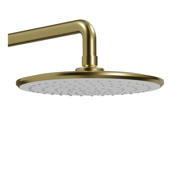 Linie Neptunus opbouw regendoucheset thermostatische kraan Brushed Gold