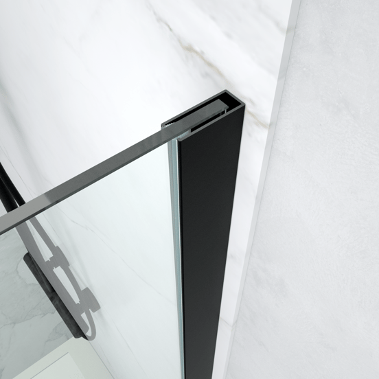 Balmani Modular muurprofiel 4x200cm mat zwart