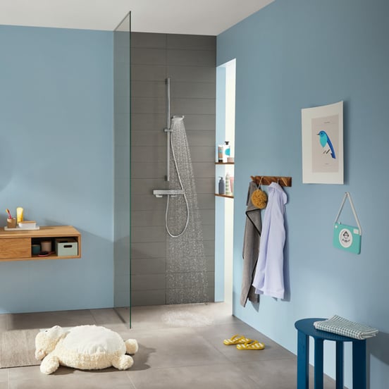 Hansgrohe Ecostat E Coolcontact robinet de douche thermostatique Chrome Brillant