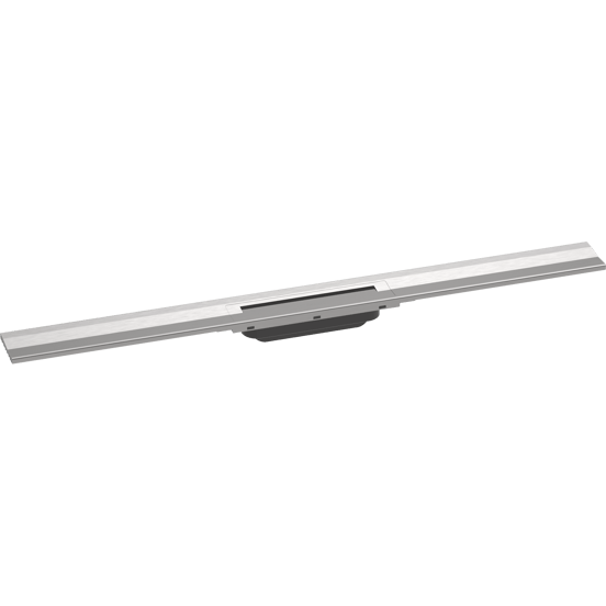 Hansgrohe RainDrain Flex Fertigset Duschrinne kürzbar wandangebunden 90cm RSV Look