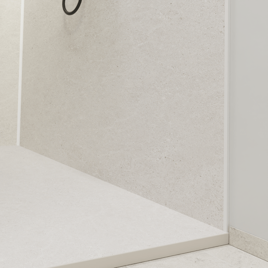 Luca Varess Suite receveur de douche 120 x 90 cm marbre composite Dizzy Light