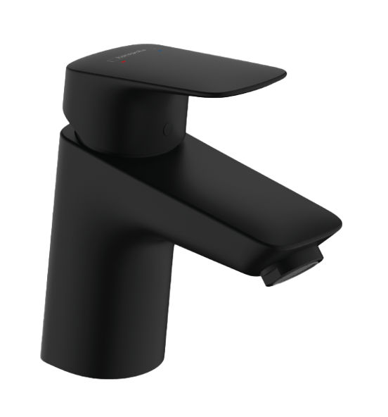 Hansgrohe Logis 70 Niedrige Waschtischarmatur Schwarz Matt