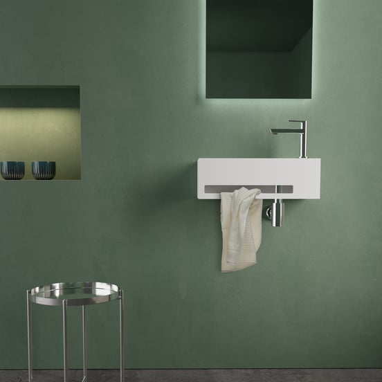 Blaufoss Veyra fonteinkraan Glanzend Chroom