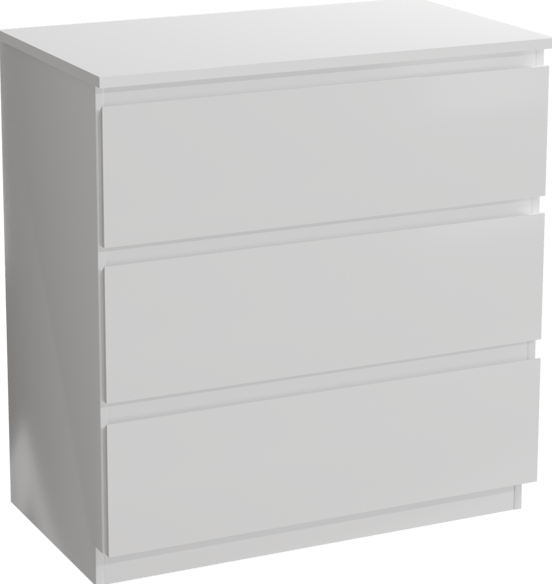 Linie Lado staand badmeubel 80 x 46 cm hoogglans wit met Lado enkel wastafelblad in composietmarmer mat wit