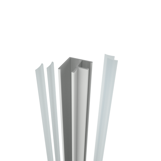 Balmani Modular profilé d'angle 200 cm blanc mat