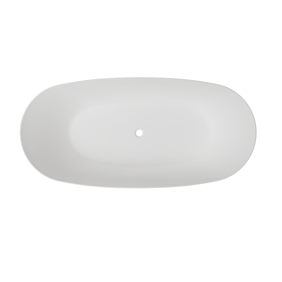 Luca Varess Sutilo baignoire îlot 160x75cm acrylique blanc mat