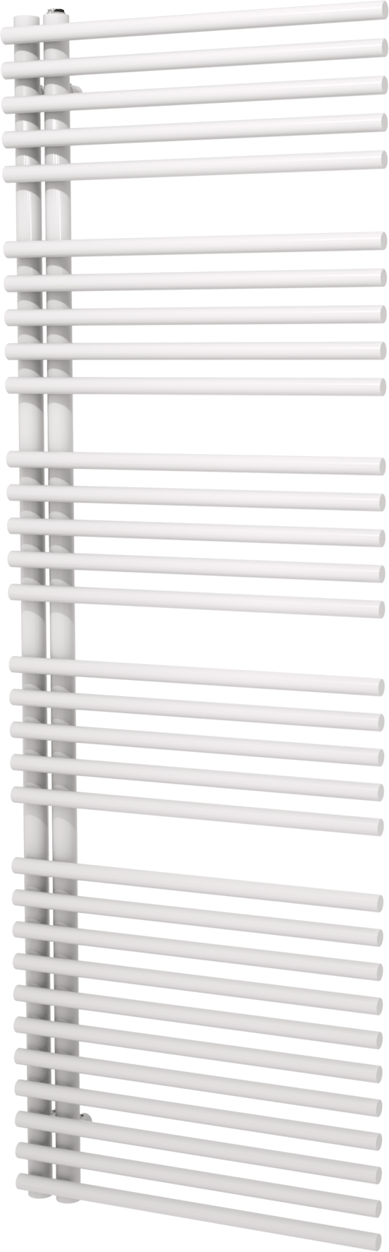 Vipera Nevada sèche-serviettes simple 60 x 180 cm chauffage central Blanc Brillant raccordement latéral 1103W