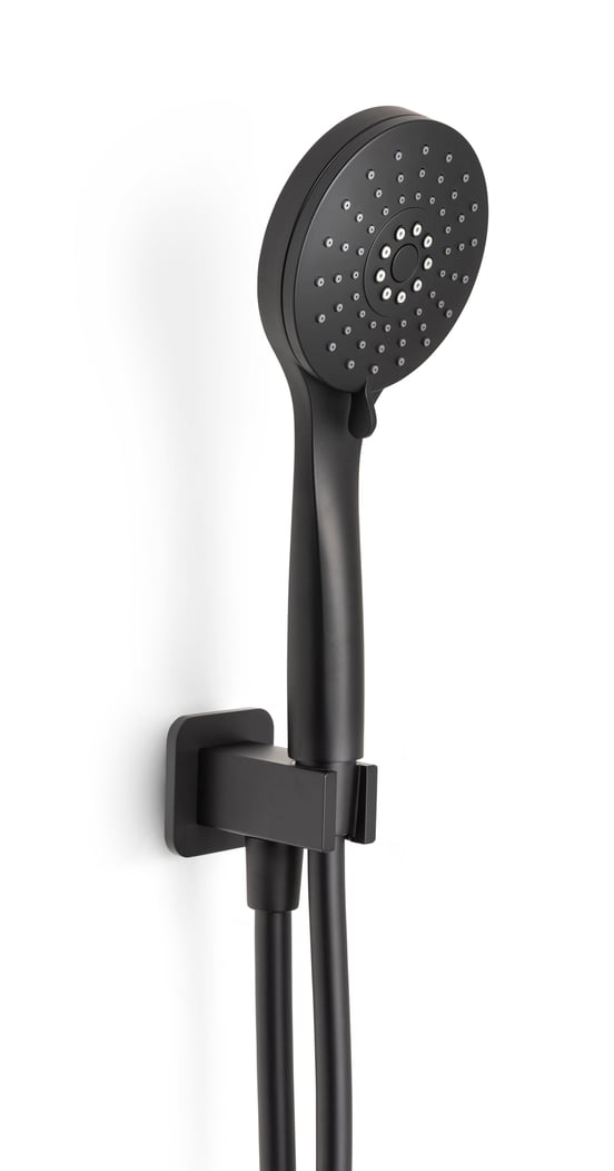 Blaufoss Smartbox Softline set de douche pluie encastré robinet thermostatique Noir Mat