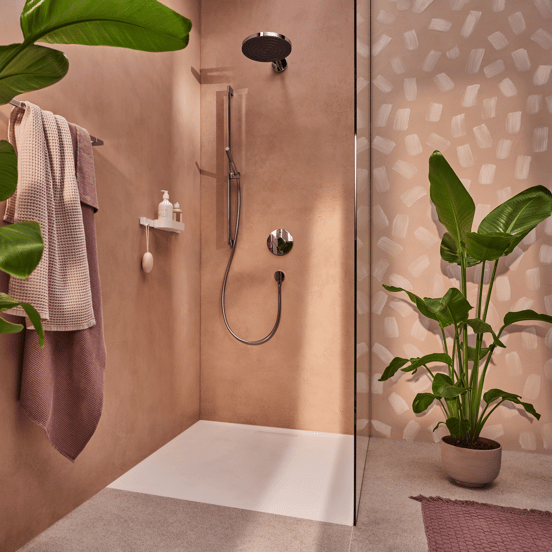 Hansgrohe Showerselect Comfort S thermostat de douche encastré 2 évacuations chrome brillant