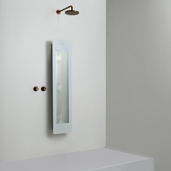 Sunshower One M en saillie en blanc avec lumière infrarouge