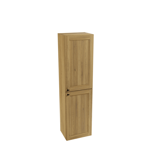 Balmani Lemon colonne salle de bains suspendue chêne vieilli 45 x 35 x 169 cm