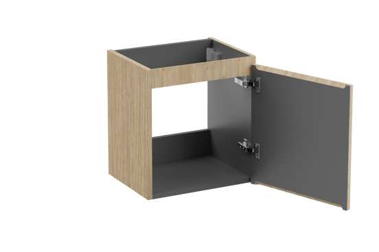 Storke Ribs hängend Bad-Unterschrank 45 x 35 cm eiche rauh