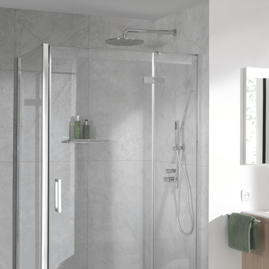 Blaufoss Round 300 hoofddouche met muursteun ø30cm chroom