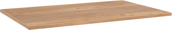 Storke Panton enkele tablet ruwe eiken melamine 85 x 52 cm
