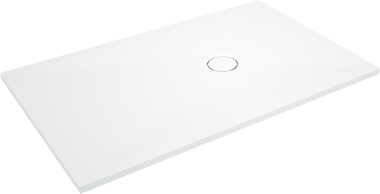 Balmani Lago receveur de douche 140 x 90 cm Solid Surface blanc mat