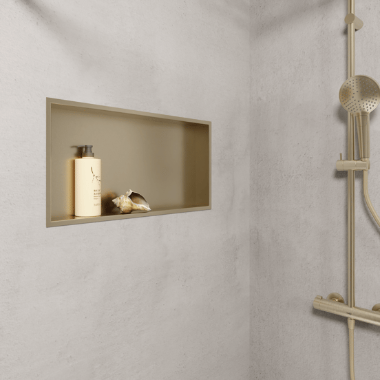 Blaufoss Box Einbaunischen, 60 x 30 cm, Brushed Champagne Gold