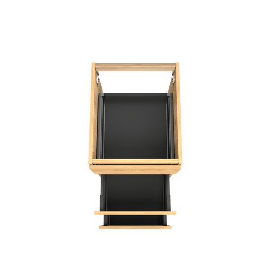 Balmani Lucida staande wastafelonderkast 45 x 55 cm ruw eiken 3 lades