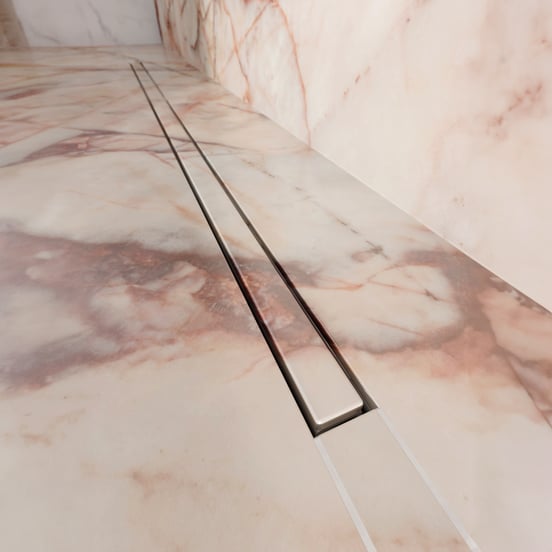 Mydrain Secret Line douchegoot 80 cm Betegelbaar rooster