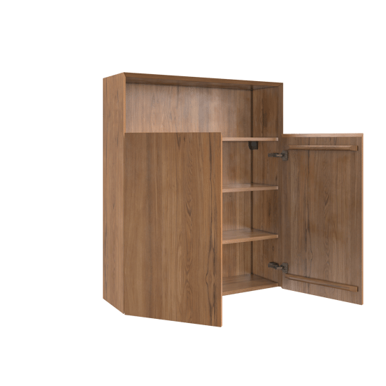 Balmani Idra zwevende badkamerkast teakhout 100 x 30 x 120 cm