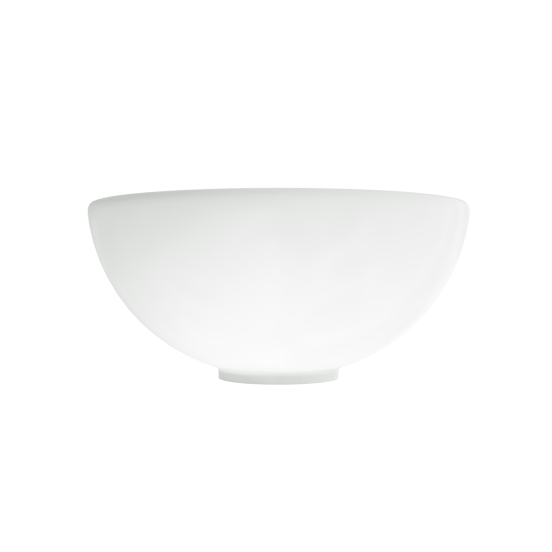 Linie Lavo Aufsatzwaschbecken: Weiß matte Keramik, rund, Ø 32 cm