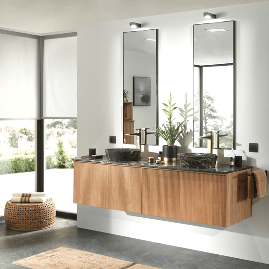 Hansgrohe Metropol 260 Waschbecken Armatur: Erhöht, Brushed Bronze