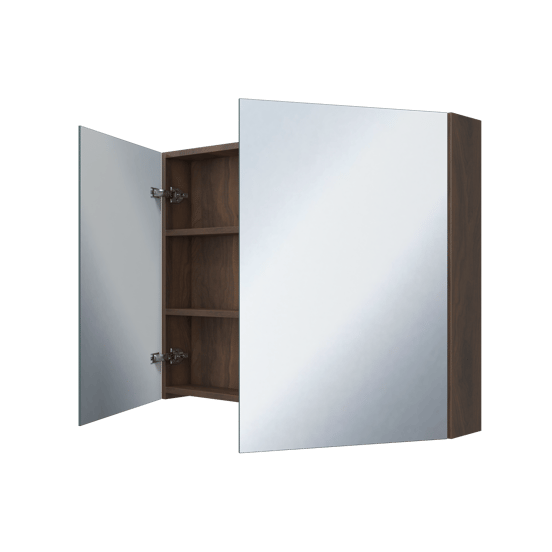 Storke Reflecta armoire de toilette 100 x 75 cm noyer