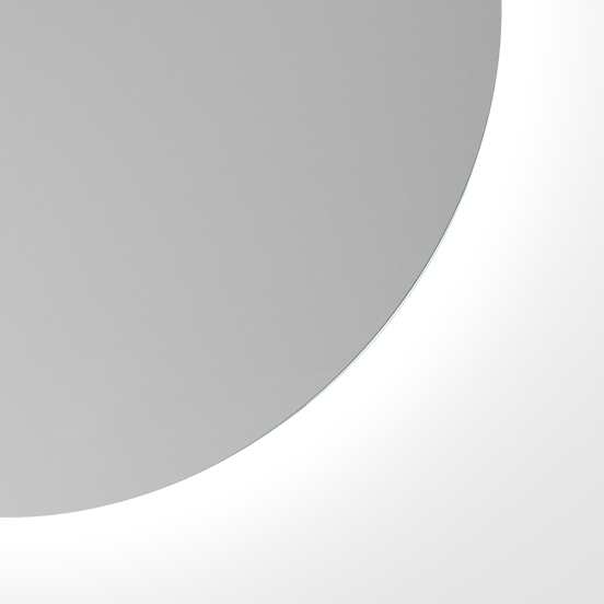 Balmani Cloud miroir ovale lumineux et anti-buée 100 x 65 cm