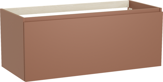 Balmani Sfera zwevende wastafelonderkast 120 x 55 cm Cotto 2 lades