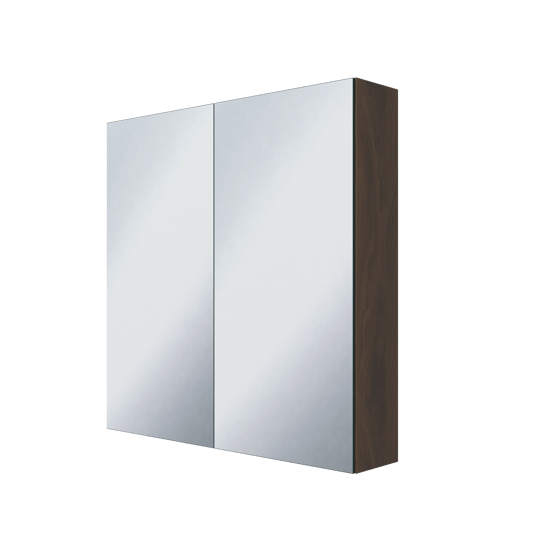 Storke Reflecta spiegelkast 75 x 75 cm notelaar