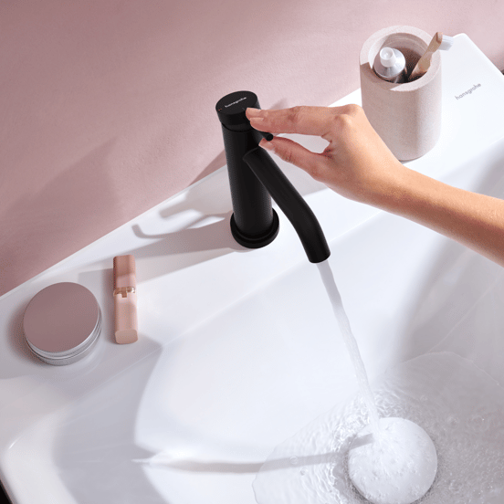 Hansgrohe Tecturis 110 Coolstart robinet de lavabo standard Noir Mat