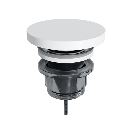 Balmani Click Flat Large Ablaufventil, Solid Surface