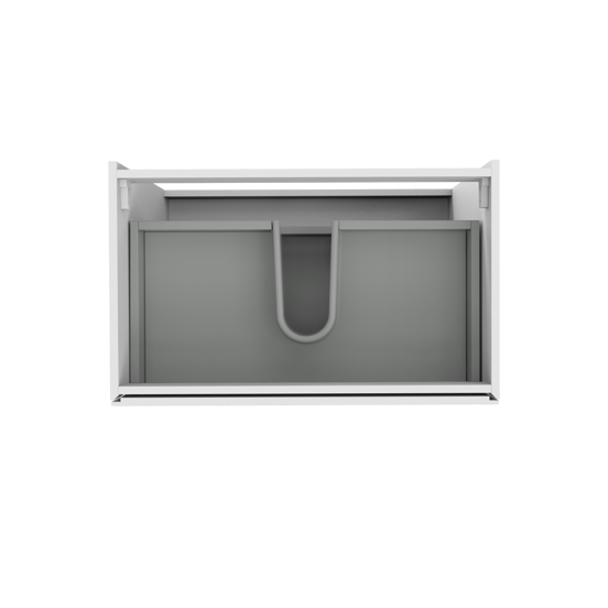 Storke Edge staande wastafelonderkast 85 x 52 cm Glanzend Wit 3 lades