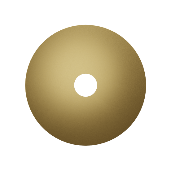 Balmani Pelota Disc LED Spiegelbeleuchtung: 16 cm, Champagner Gold