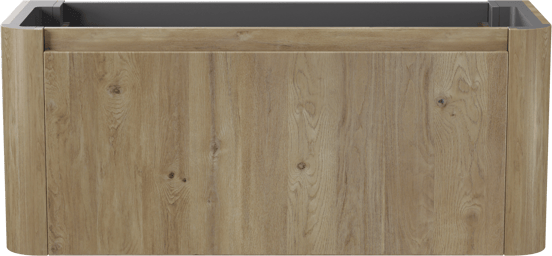 Storke Soft  hängendes möbelstück Waschtischunterschränke 120 x 46 cm Eiche rau 2 Schubladen