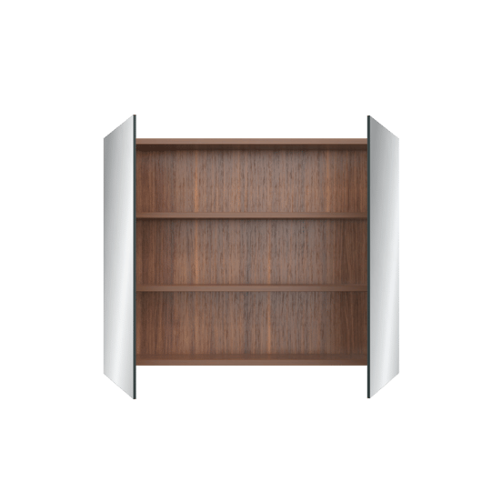 Balmani Lucida spiegelkast 90 x 72 cm Amerikaans notenhout