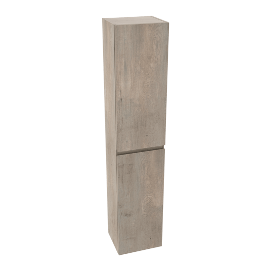 Linie Lado zwevende badkamerkast grijs eiken 35 x 30 x 170 cm