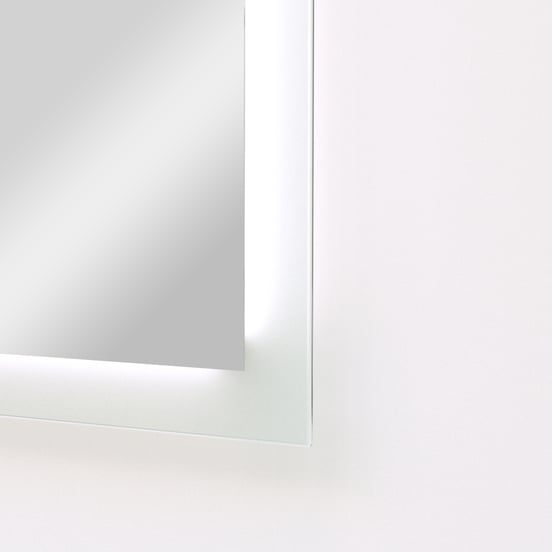 Balmani Vizio rechthoekig toiletspiegel 40 x 90 cm met spiegelverlichting