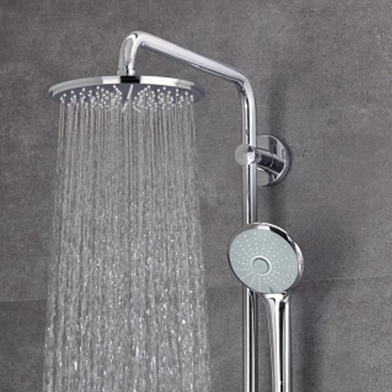 Grohe Euphoria System 310 colonne de douche de pluie mitigeur CoolTouch thermostatique Chrome Brillant