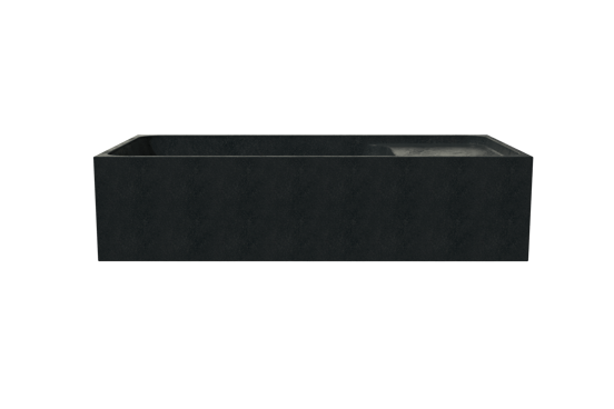 Balmani Forma hängendes Badmöbel Set (Gäste WC): 42 x 21 cm, Eiche Natur, Dama Waschtisch, poliertem Granit