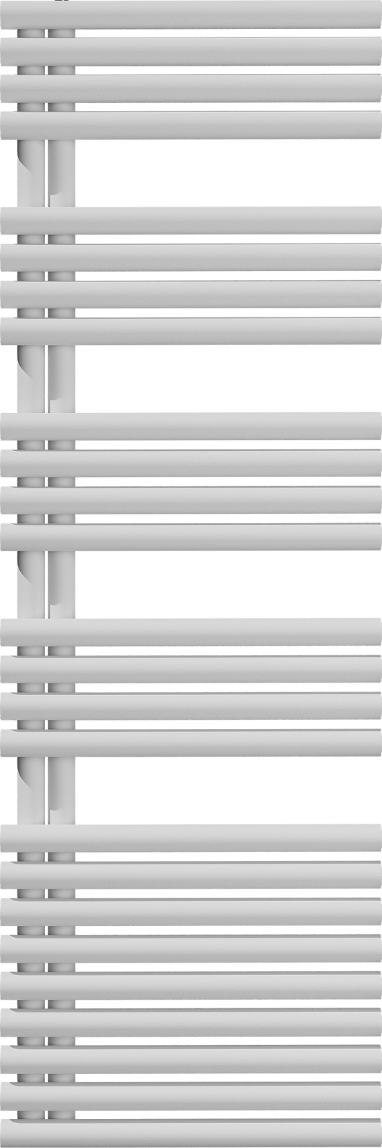 Vipera Avila sèche-serviettes simple 60 x 187cm chauffage central blanc mat raccordement central 1331W