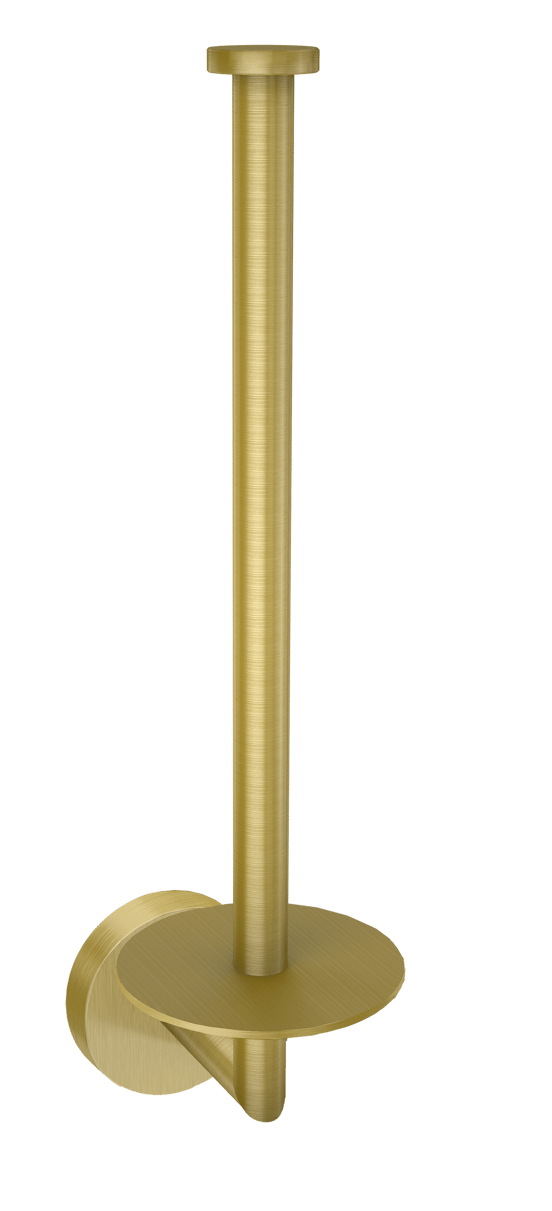 Blaufoss Harmony Reserve-WC-Rollen-Halter, Brushed Gold