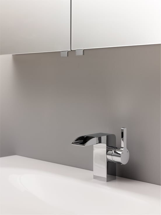 Blaufoss Cascata robinet de lavabo chrome brillant