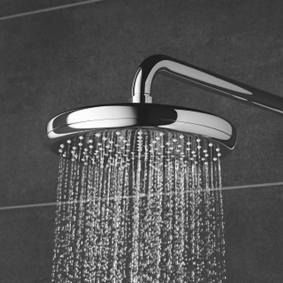 Grohe Tempesta Cosmopolitan System 250 Duschsystem: Chrom Glänzend