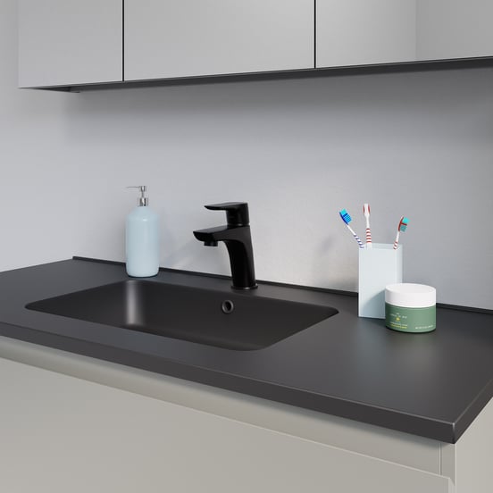 Linie Mila standard waschtisch-armaturen schwarz matt