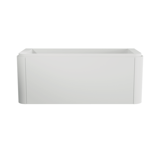 Balmani Moon zwevend wastafelonderkast 130 x 55 cm mat wit 2 lades