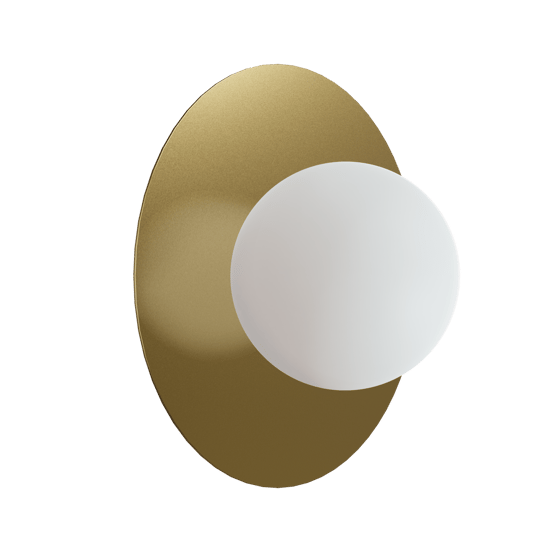 Balmani Pelota Disc small LED Verlichting 16 cm champagne gold