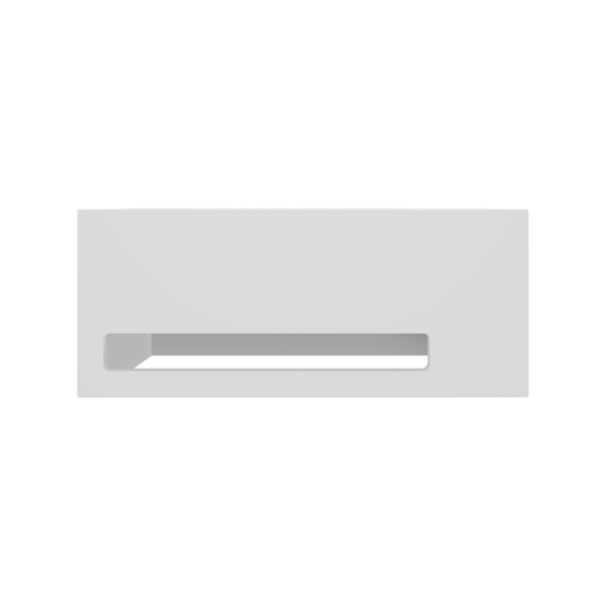 Balmani Mood High fonteintje 36 x 18 cm Mat Witte Solid Surface met handdoekhouder