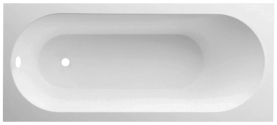 Villeroy & Boch Oberon baignoire encastrable simple 180 x 80 cm quaryl Blanc Brillant